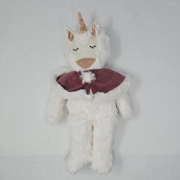 Slumberkins Plush Shine Bright Unicorn Kin Snuggler King Cape Toy - Picture 2 of 12